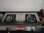 Gas stove cooking