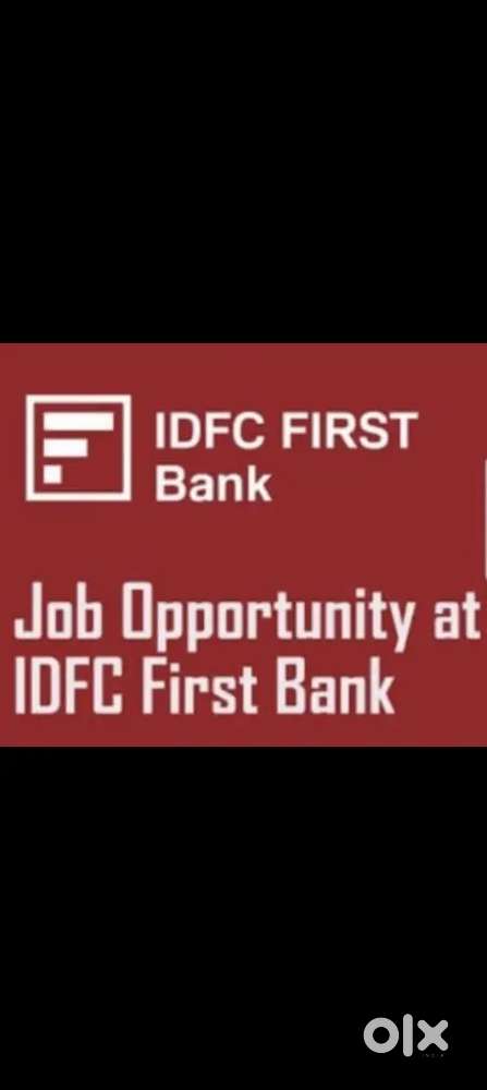 Sales officer idfc first bank