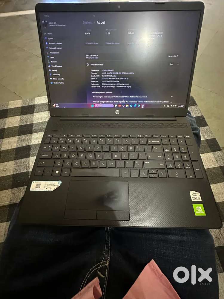 Laptop Hp laptop 15s-du2xxx