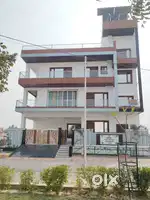 Three bed rooms with one attached toilet & one common toilet & kitchen