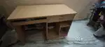 Computer pure wood table