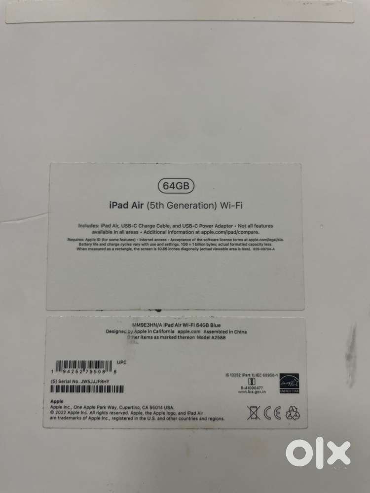 ipad air 5generation 64gb wifi