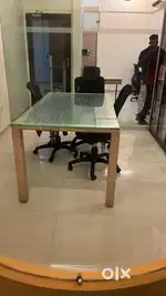 Office on rent furnished 2 cabin 12 seats at off CG Road