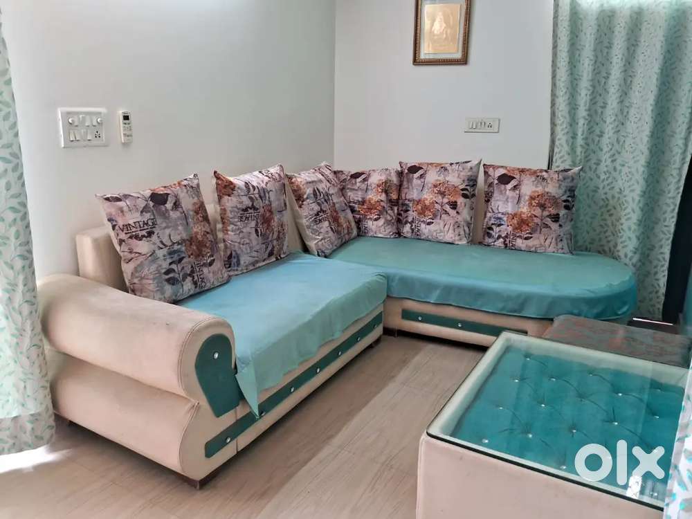Sofa with centre table