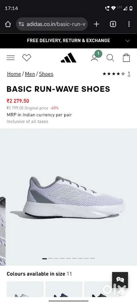 Adidas Shoes (size 11)