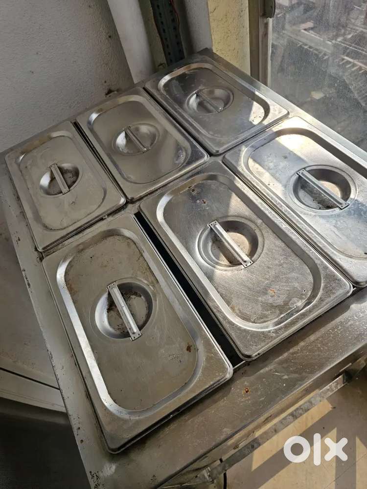 6 Pot Bain Marie Electric, For Restaurant