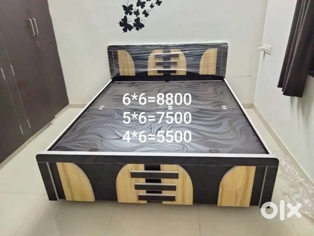 New 6*6 box bed 5*6 box bed 7500. All size available