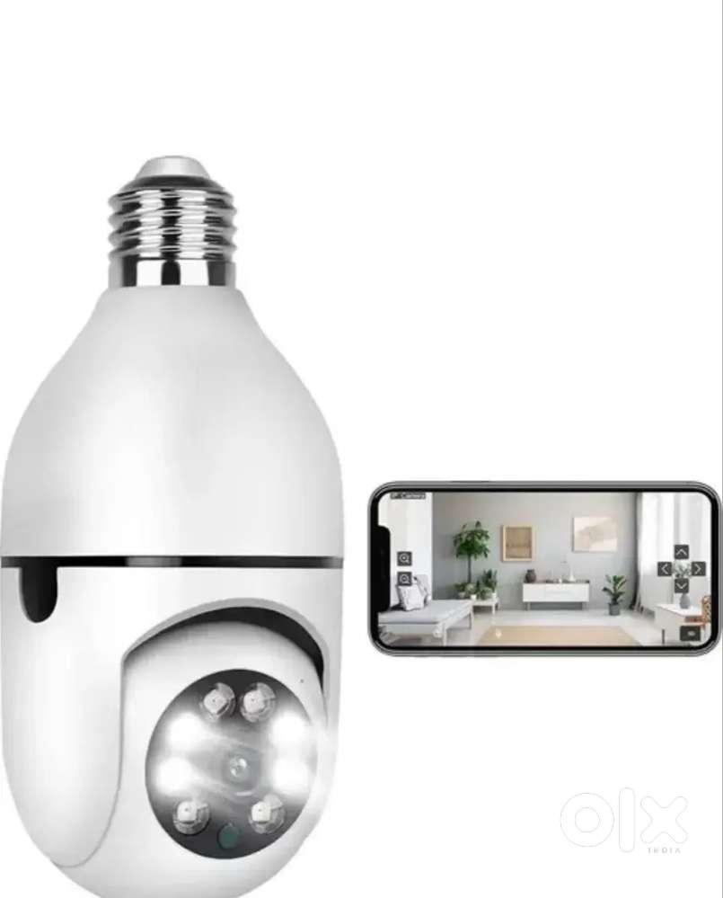 1080p wifi spy bulb camera  360 degree rotation