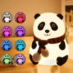 Touch Silicone Panda Night LED light.