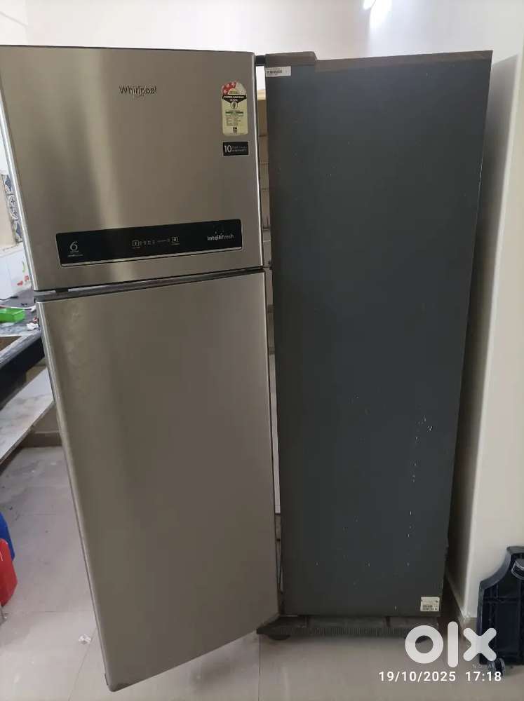 Double door Whirlpool fridge