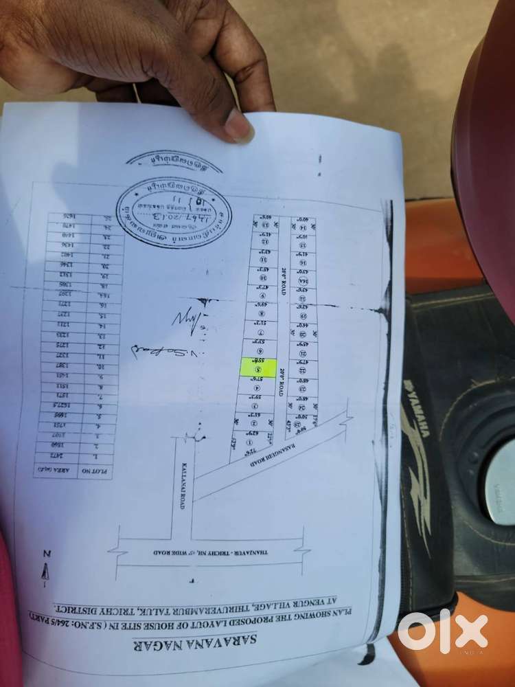 plot for sale near chellamal school