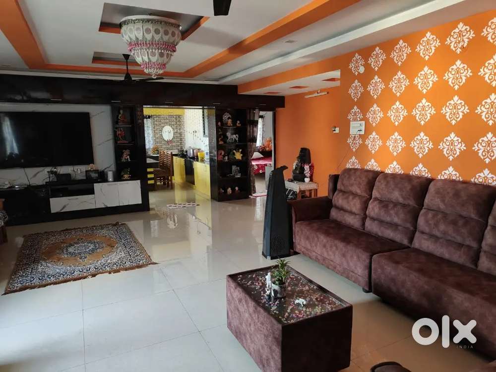 Flat for rent with ac and sofas