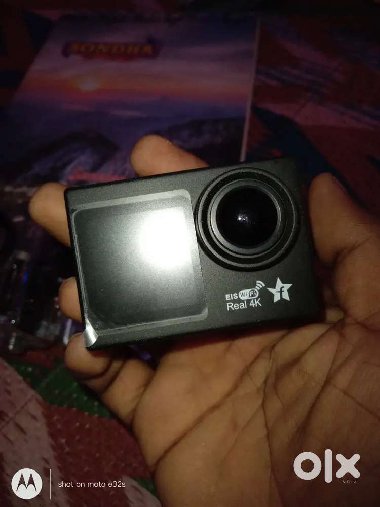 Real 4k action camera & all accessories (filpkart smart buy)