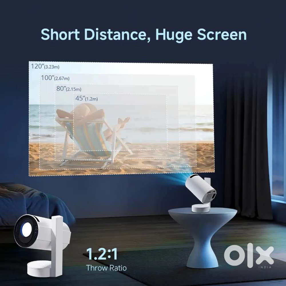 4K Android Dual Band WiFi6G (4000 ANSI) Netflix Prime YouTube Auto