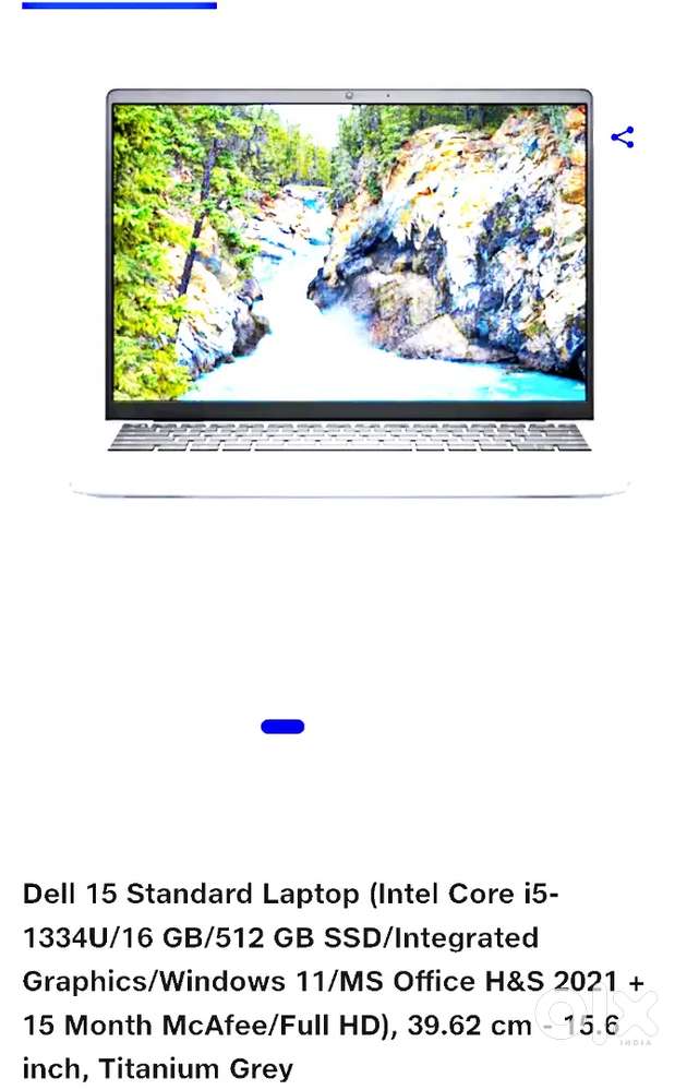 Dell Laptop i5 /1334u/16gb/512gb ssd