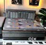 Sunday sale  Double bed with box starting 7290/- Emi option available