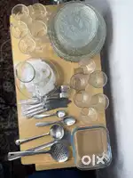Borosilicate Glass Dining Set -40 -Piece Set Complete set in excellent