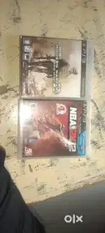 ps3 gaming cds nba and call of duty