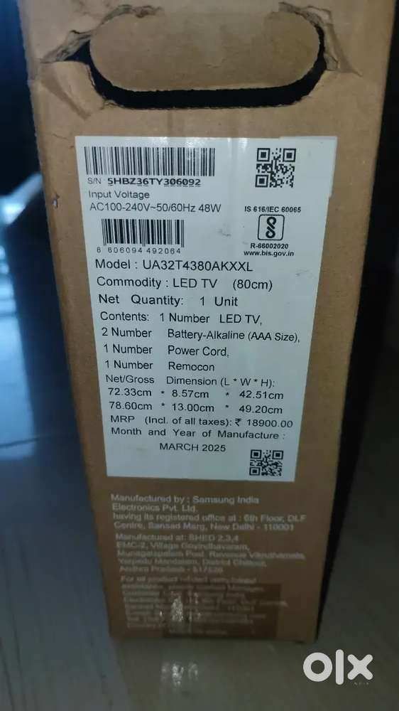 Samsung  32 inches led tv