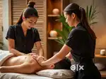 Female massage therapist