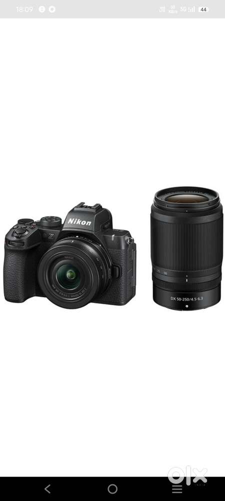 Nikon Z50 ll camera with dual lenses 16-50 mm & 50-250 mm