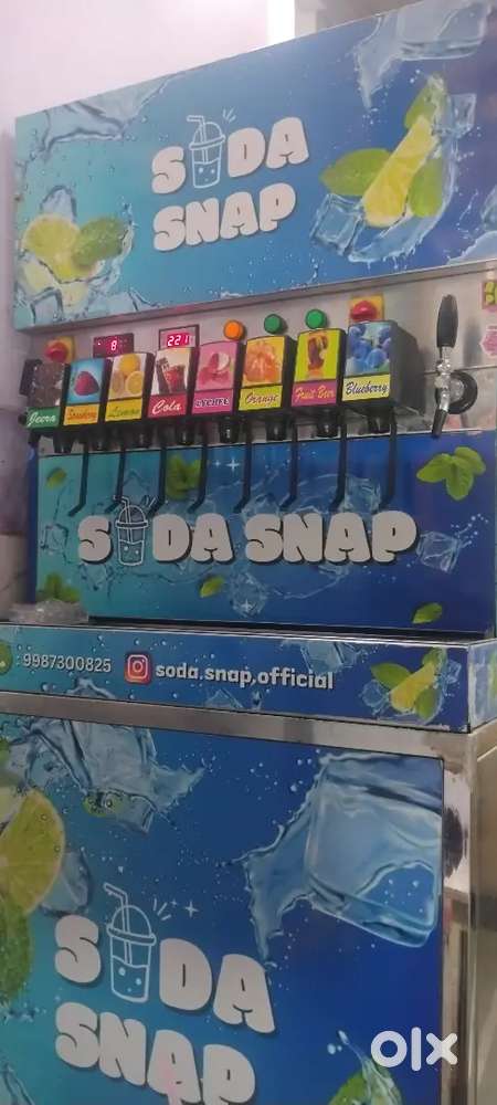 Soda machine 8+2 ( total 10 flavour )