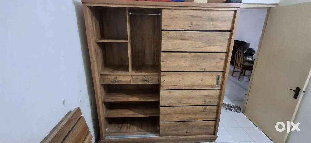 Wooden Wardrobe with sliding doors