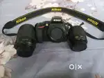 Nikon D 3500 Rs.30000( 2lens 18-55 & 55-200)
