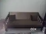 Sheesham wood sofa