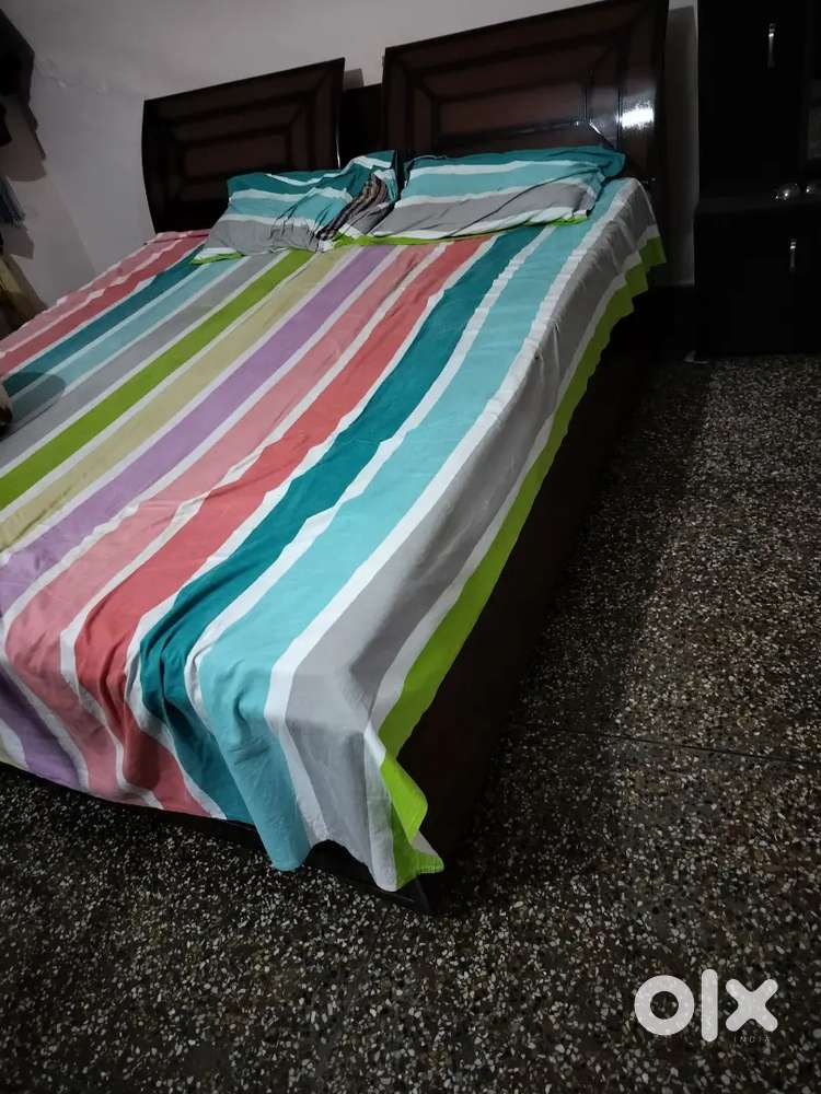 Double Bed with mattress for sale