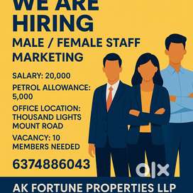 HIRING- MARKETING