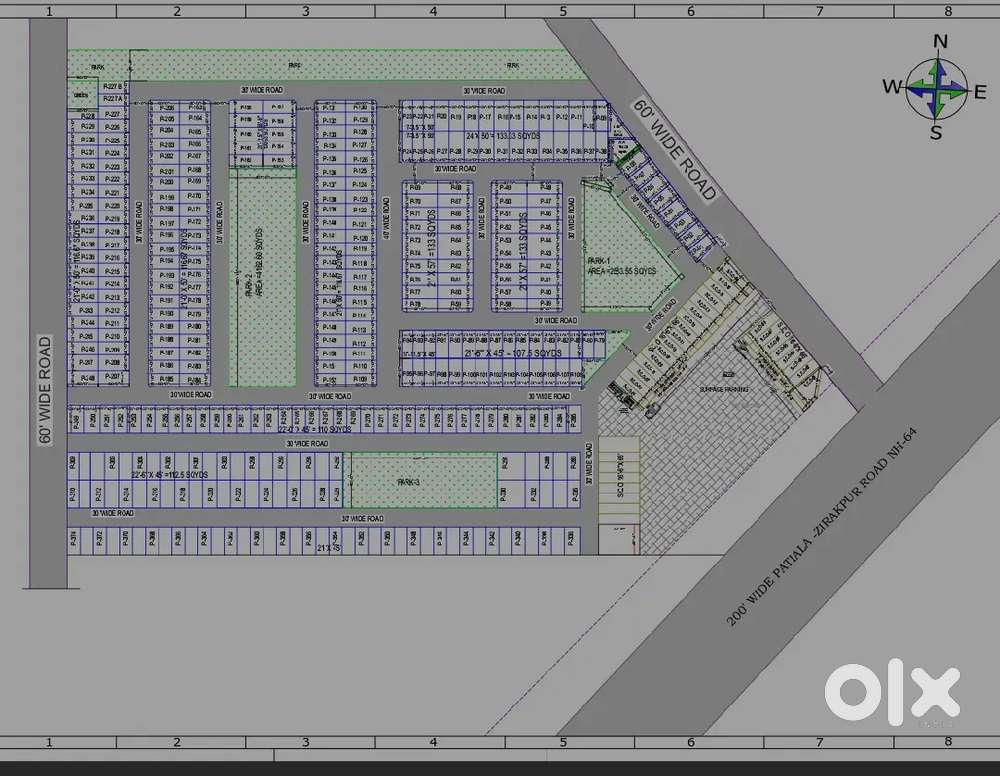 Plots near to 200ft road
