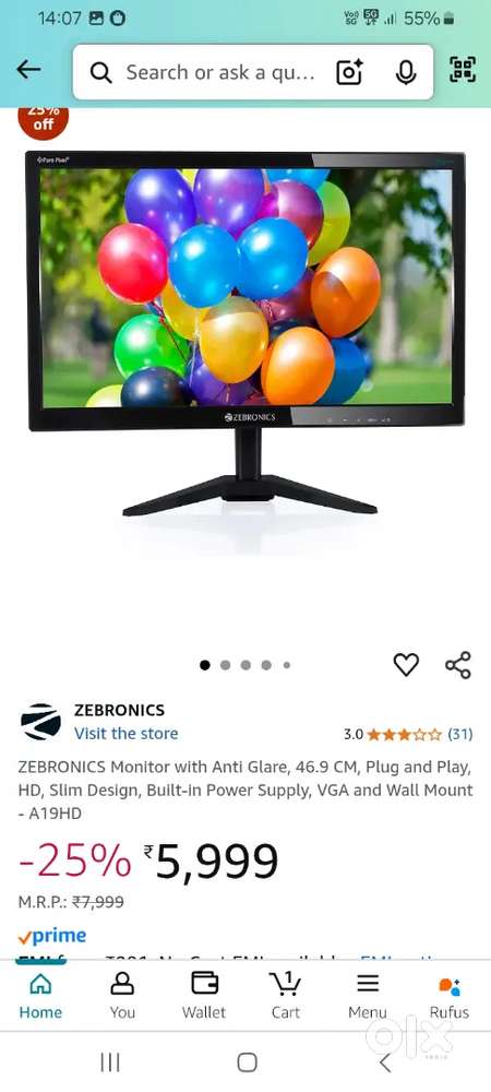 Zebronics Hd Monitor