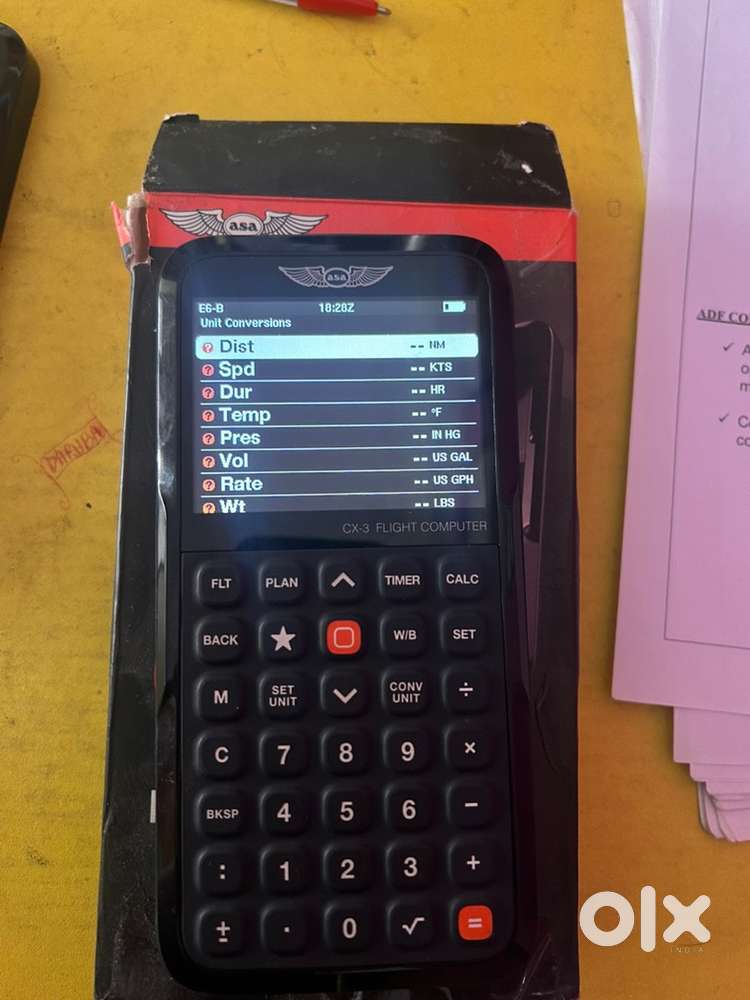 Asa CX3 flight computer