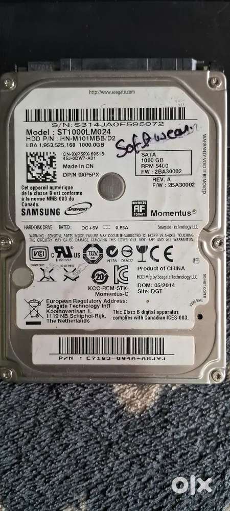 Hard disk 1tb