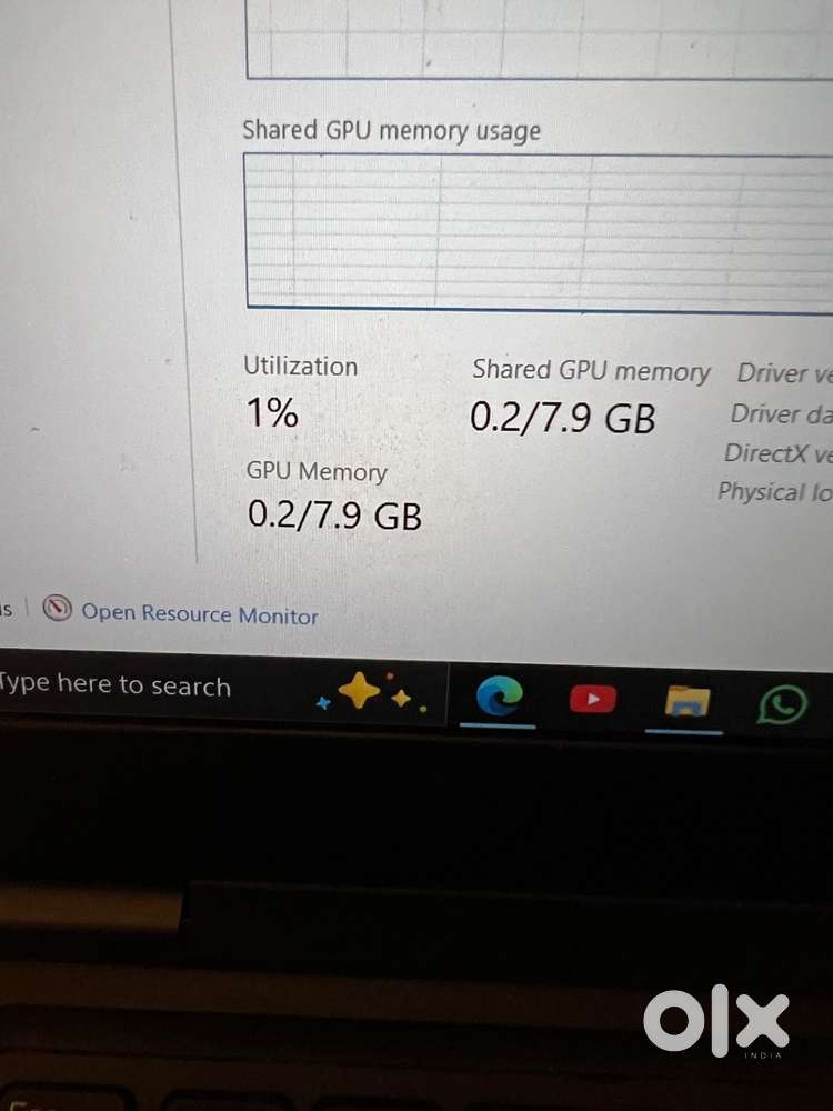 Laptop with 16gb ram 8 gb graphic card