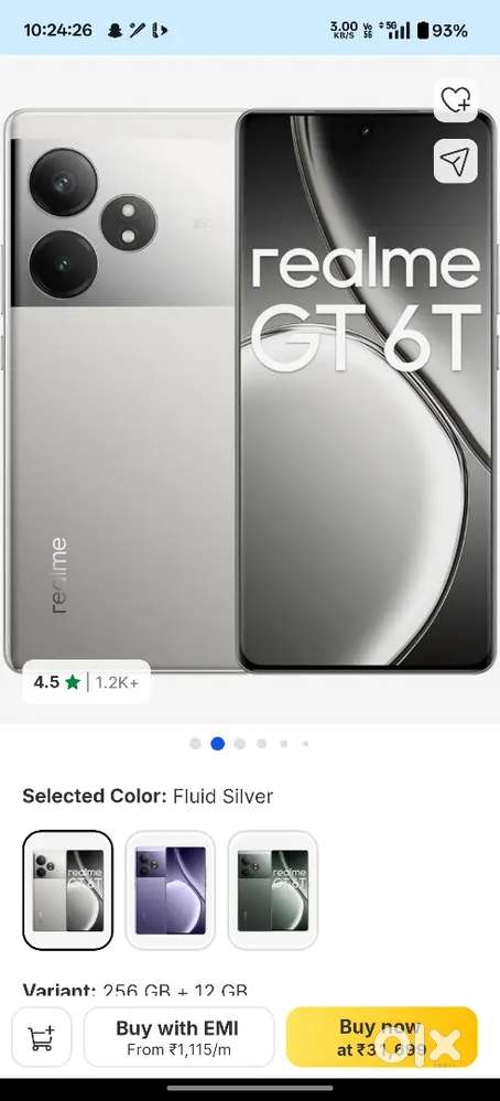 Realme gt 6t Gaming phone