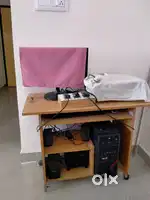 PC with LCD monitor