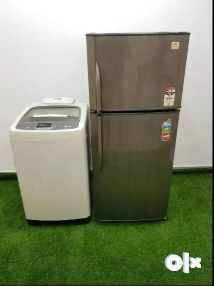 Godrej double door fridge n LG topload w/m combo offer in best price