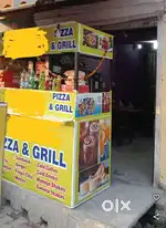Cart pizza & counter