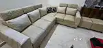 6 Seater L Shape Sofa with 2 Seat extra