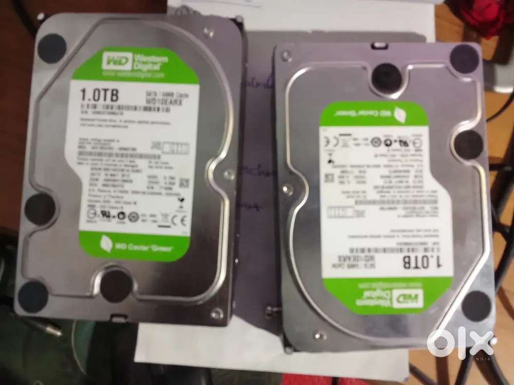 1Tb Hardisk 2pec just one time used
