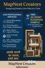 3D House Map & Elevation Design – Free Sample | Vastu Plans |