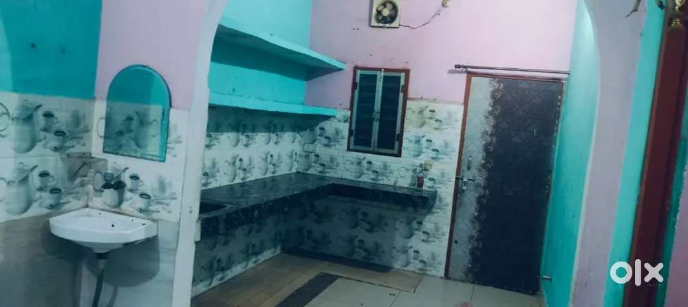 2 room set with hall and kitchen family house rent flat ghar