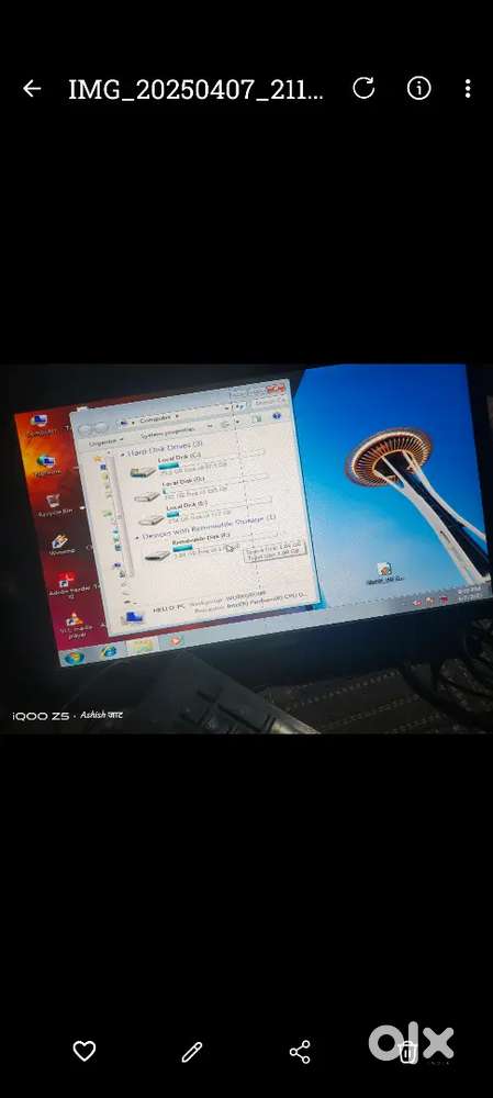 Computer hai samsung ki led hai new