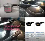 2 futura + 1 big cooker