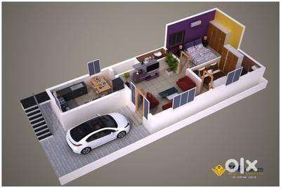 Have car parking ,garden area