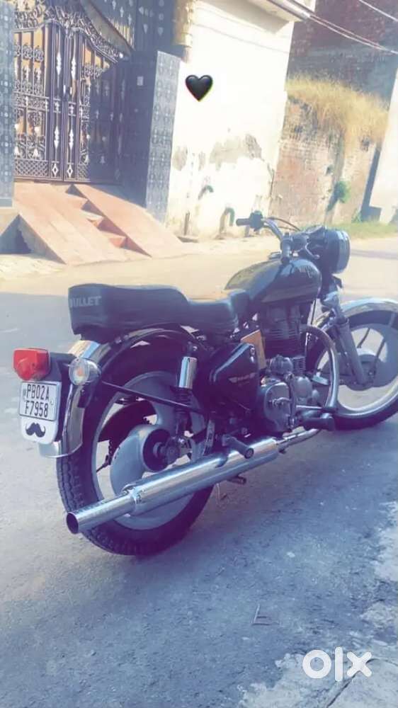 Green color bullet Royal Enfield