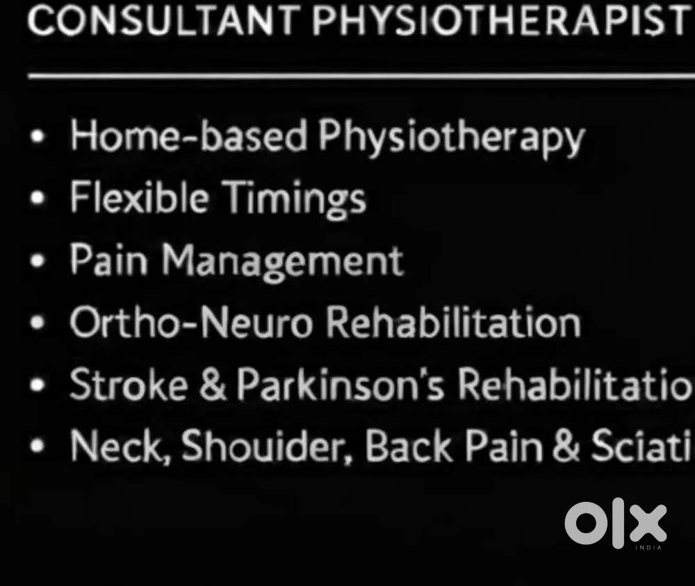 Consultant physiotherapist