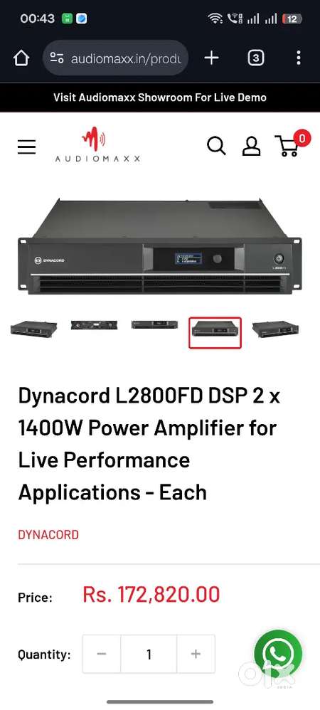 Dynacord Power Amplifier